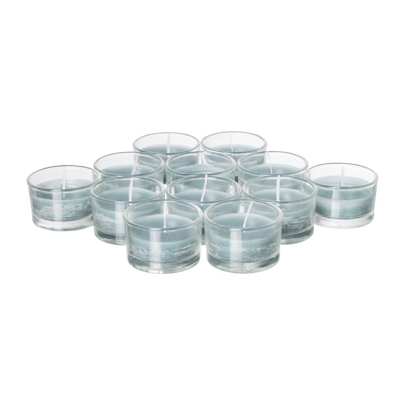 Waxinelicht tray - groen - set van 12