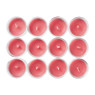 Waxinelicht tray - rood - set van 12