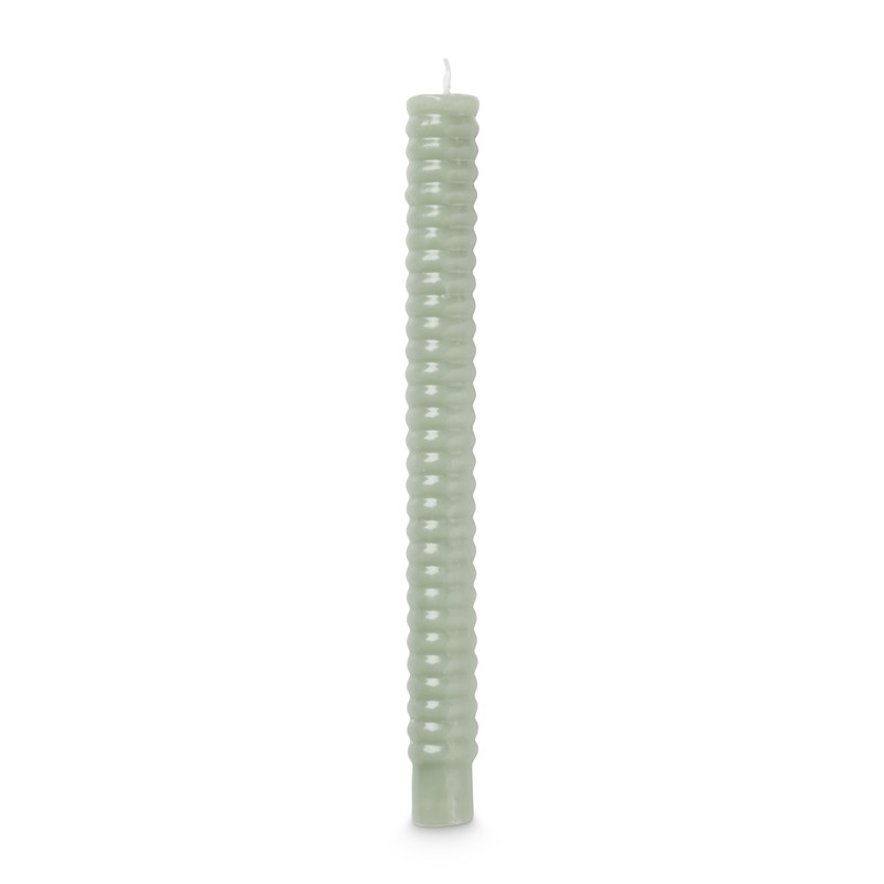 Dinerkaars rib - groen - ø2.5x24.5 cm