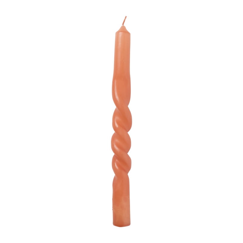 Dinerkaars twist breed - zalm - ø2.5x20.5 cm