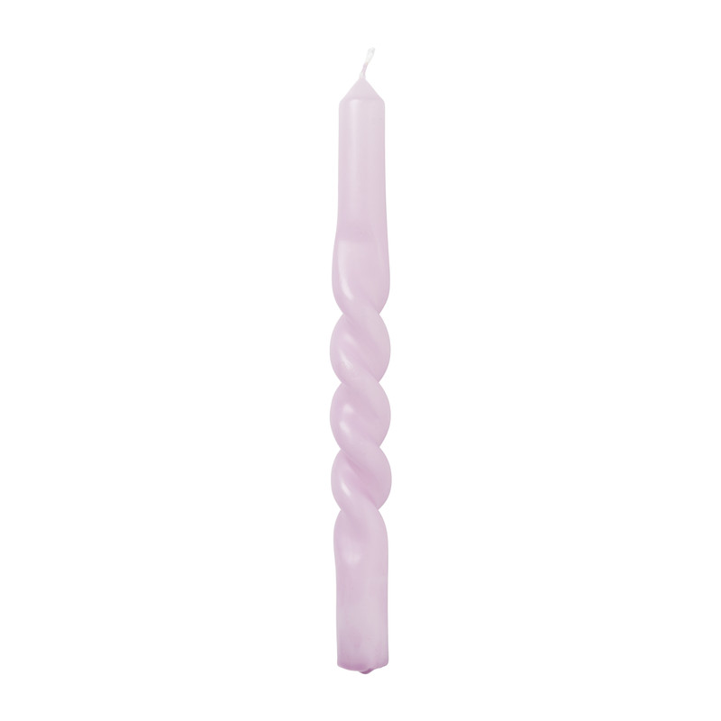 Dinerkaars twist breed - lila - ø2.5x20.5 cm