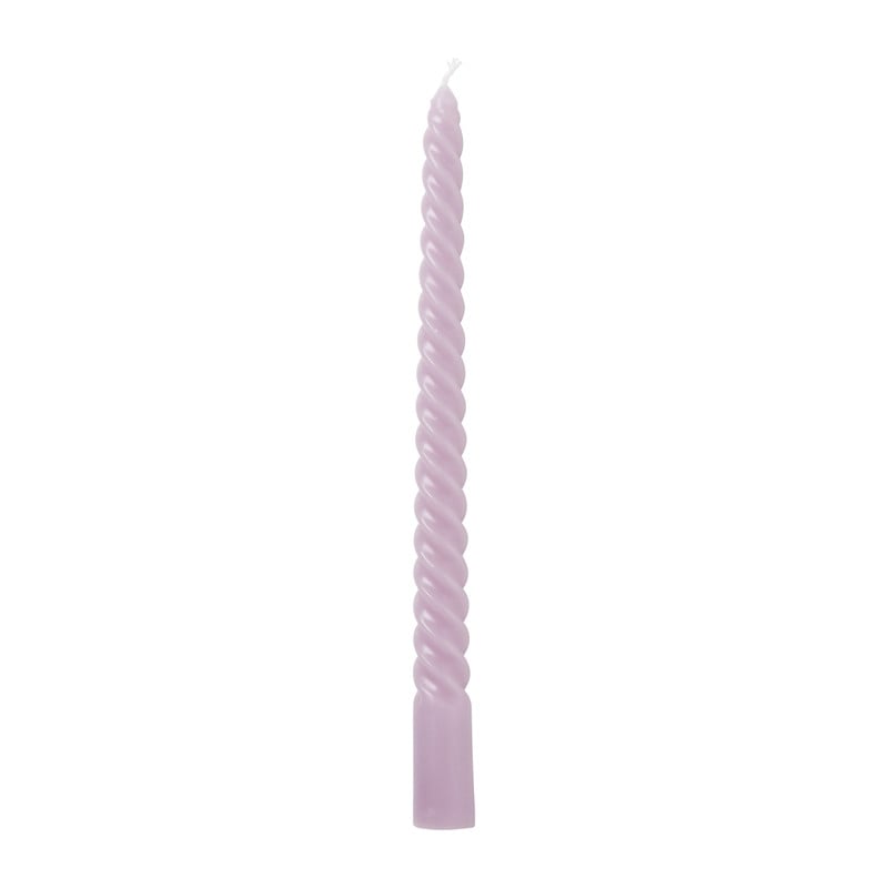 Twisted dinerkaars - lila - ø2x25 cm