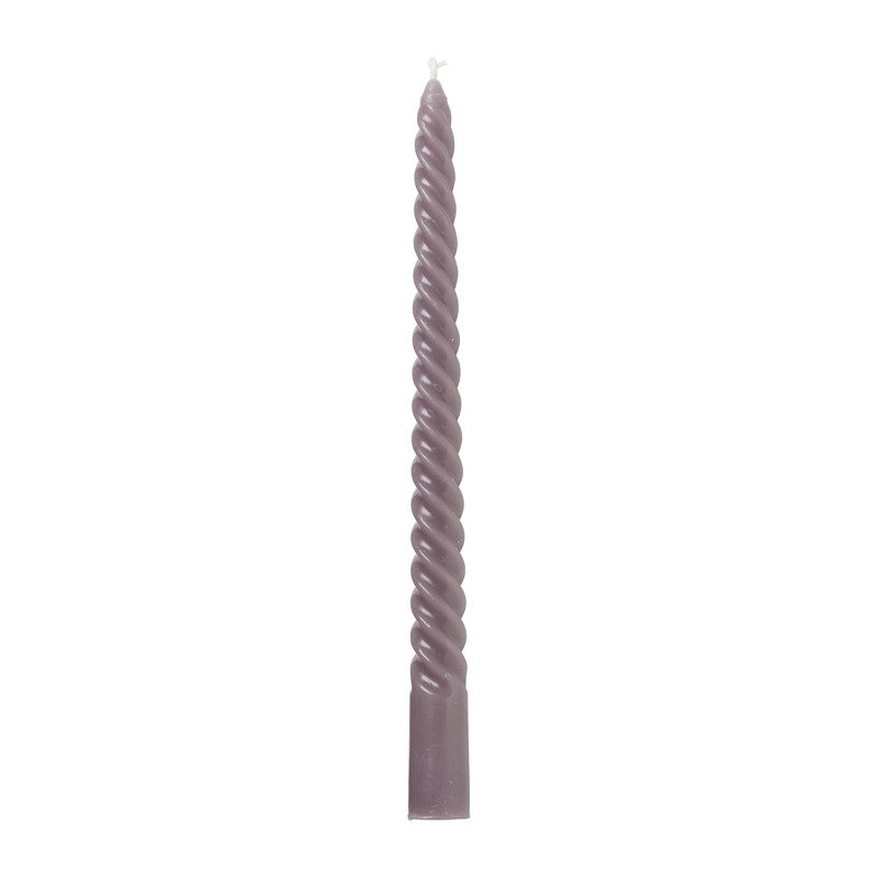 Twisted dinerkaars - lila - ⌀2,2x25 cm