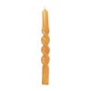 Twisted dinerkaars - okergeel - ⌀3x25 cm