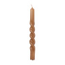 Twisted dinerkaars - terra - ⌀3x25 cm