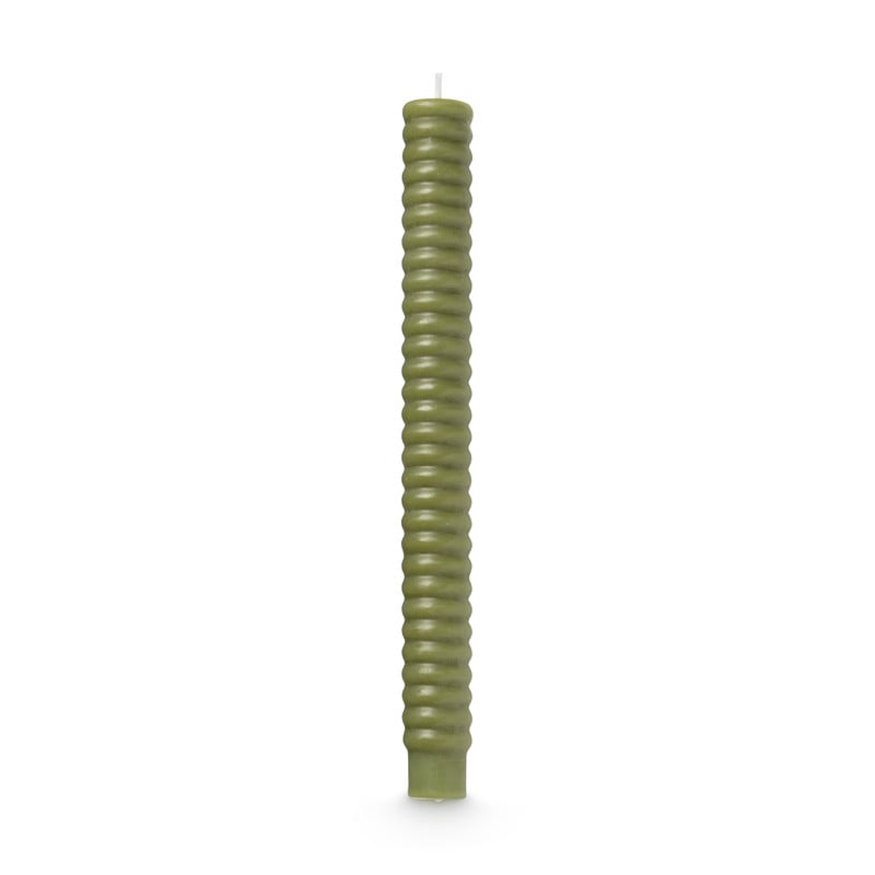 Dinerkaars swirl - groen - ⌀2.5x24.5 cm