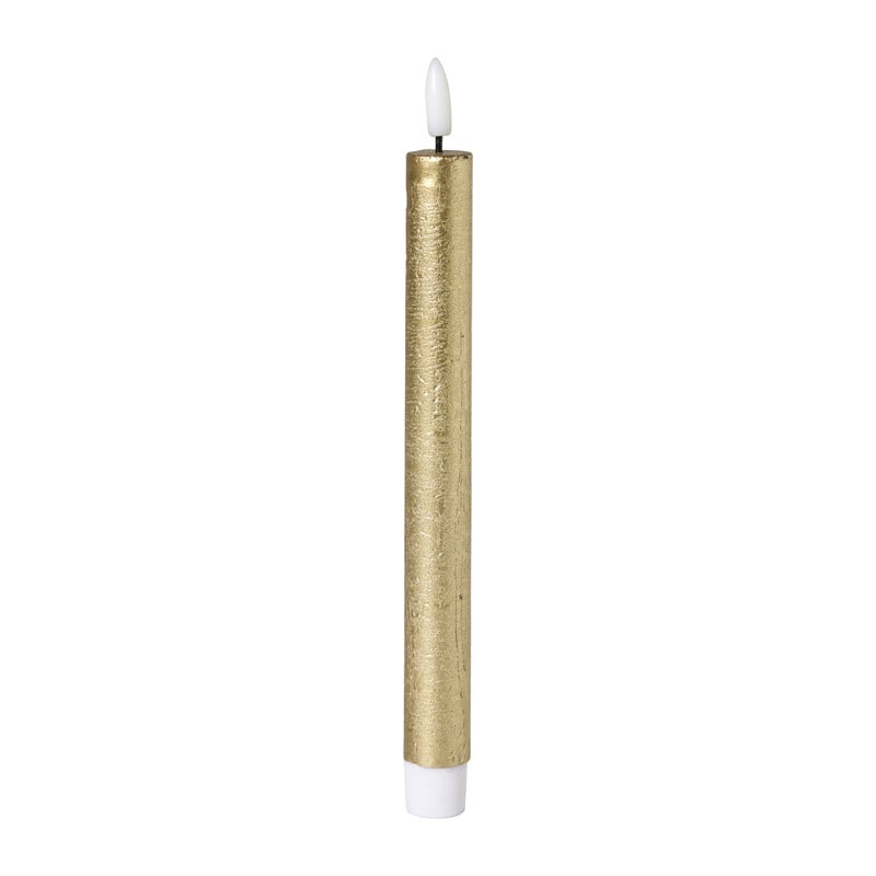 LED dinerkaars - goudkleurig - ø2.2x24.5 cm