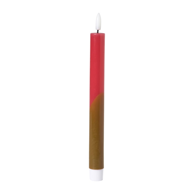 LED dinerkaars duo - groen/roze - ø2.2x24.5 cm