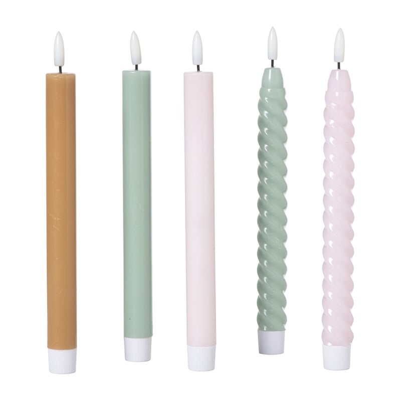 LED dinerkaars - paars - ø2.2x24.5 cm