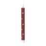 LED dinerkaars strikjes - roze/rood - ø2.2x24.5 cm