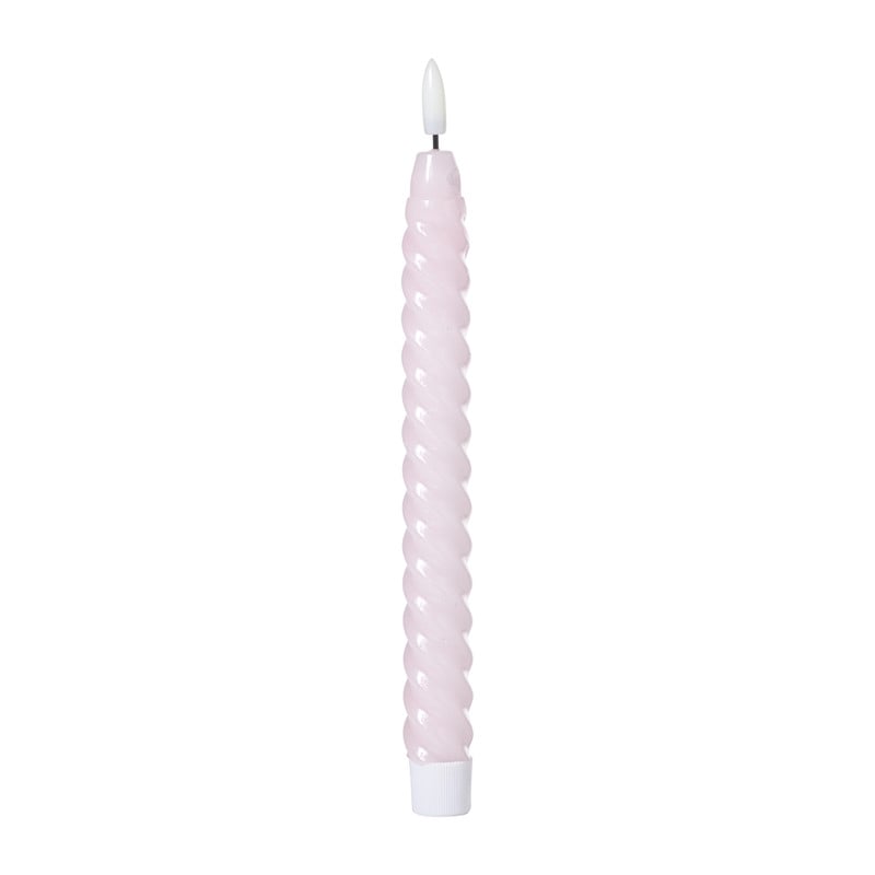 LED dinerkaars twist smal - paars - ø2.5x24.5 cm