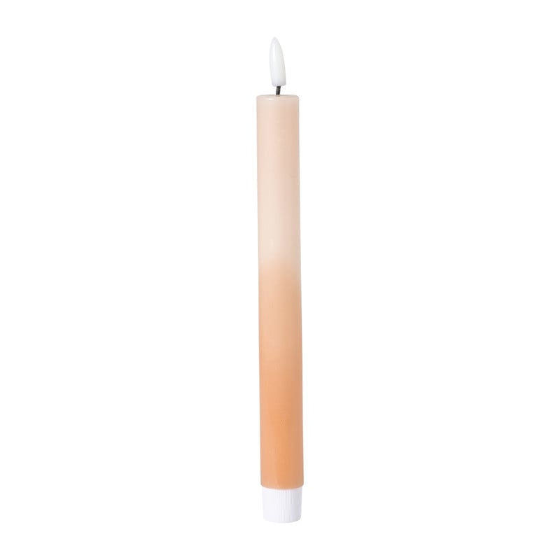 LED dinerkaars duo - bruin/beige - ø2.2x24.5 cm