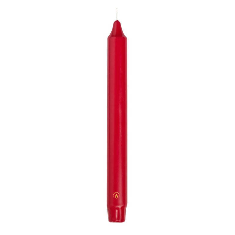 Kroonkaarsen Gouda - rood - set van 8