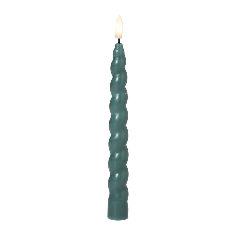 LED dinerkaars twist - groen - 2.5x24.5 cm