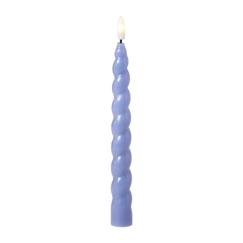 LED dinerkaars twist - blauw - 2.5x24.5 cm