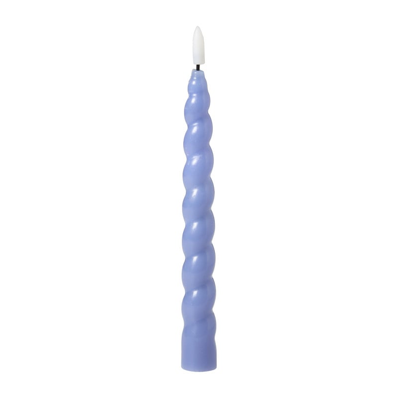 LED dinerkaars twist - blauw - 2.5x24.5 cm