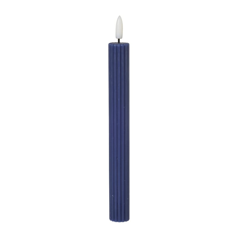 LED dinerkaars twist - donkerblauw - 2.5x24.5 cm