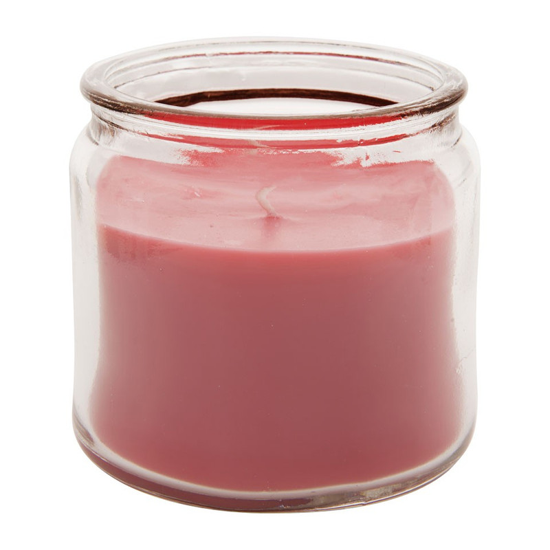 Kaars in glas - roze