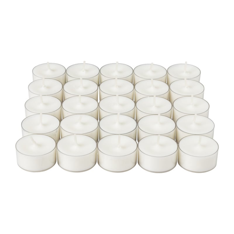 Waxinelichten raapzaad - set van 25 