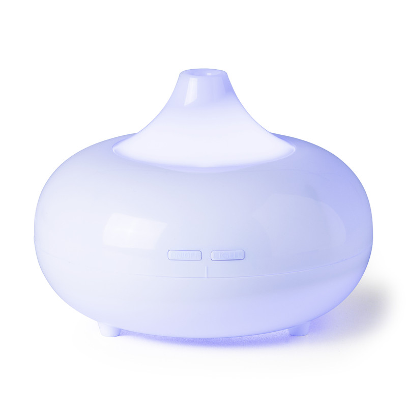 Diffuser met LED light - wit - ø15x11 cm