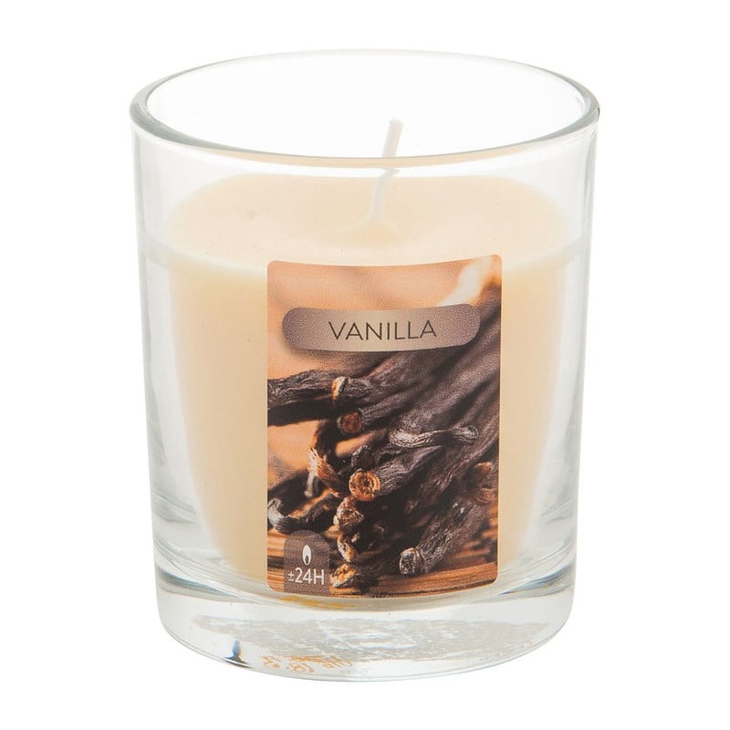 Geurkaars in glas - vanille