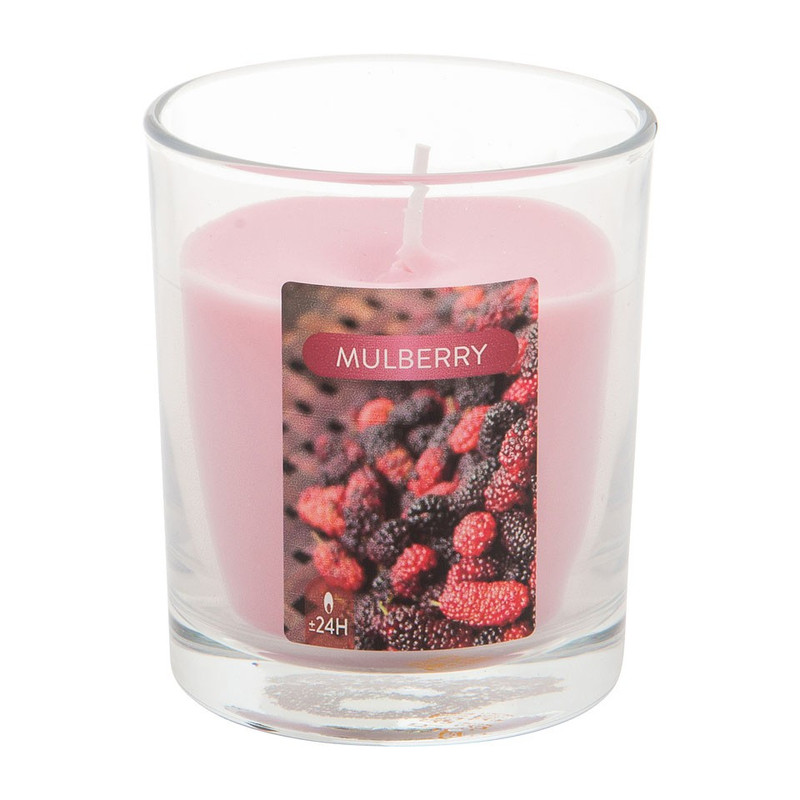 Geurkaars in glas - mulberry