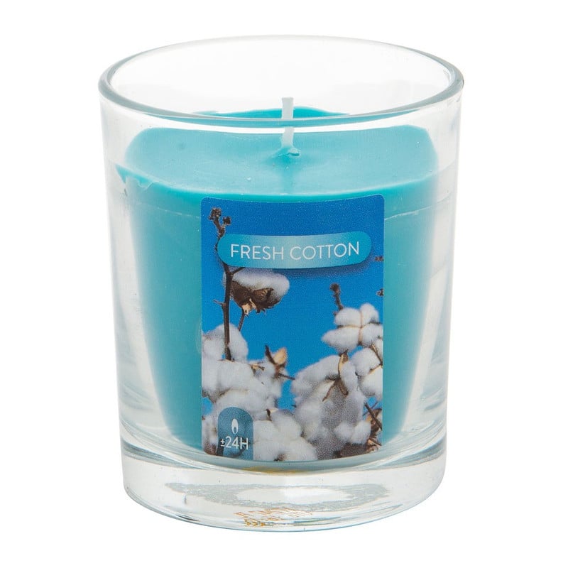 Geurkaars in glas - cotton