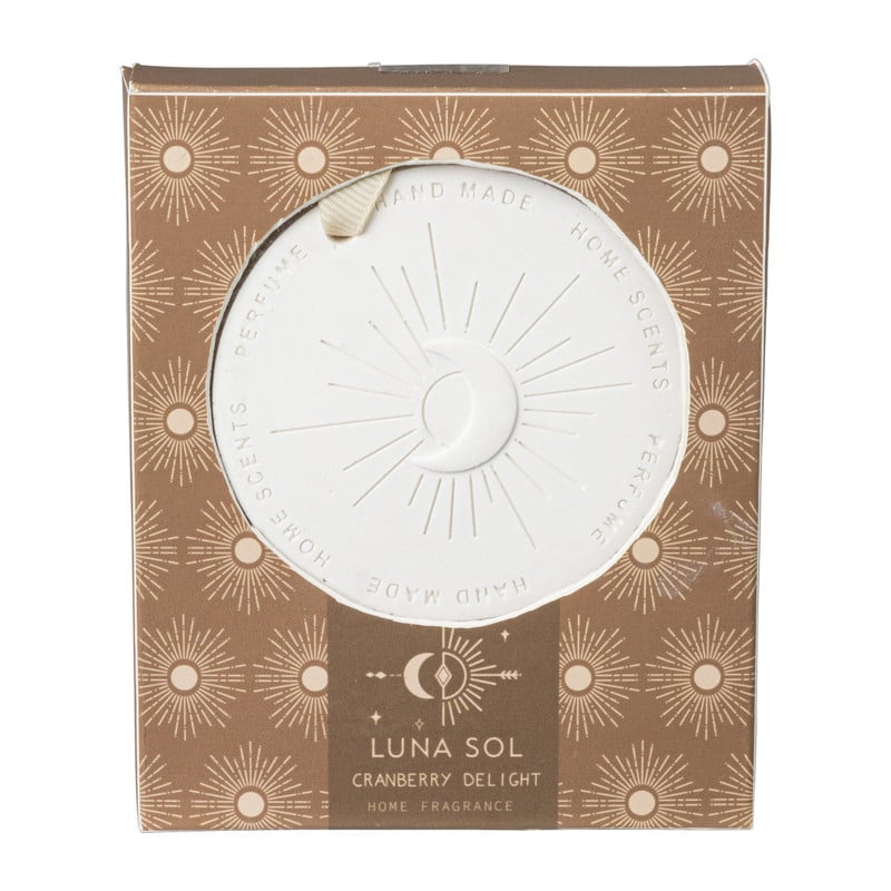 Geurhanger cranberry delight - terra - ø7x0.8 cm