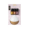 Cadeau set diffuser & olie - wit - 23x13.5x10 cm