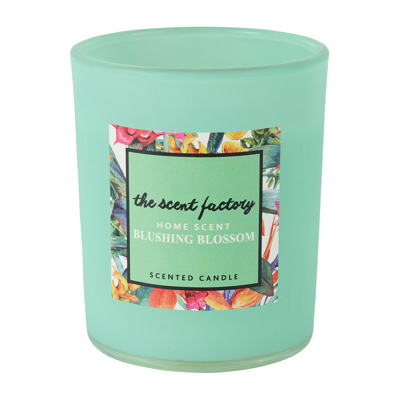 Home scent kaars in glas - Blushing Blossom - ⌀6x7.5 cm