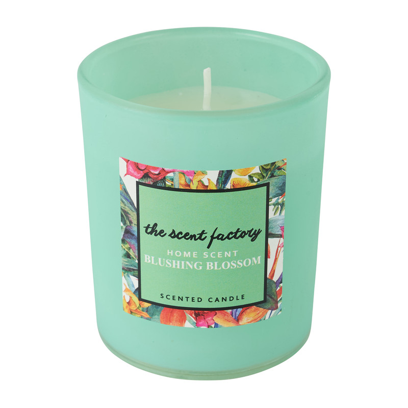 Home scent kaars in glas - Blushing Blossom - ⌀6x7.5 cm