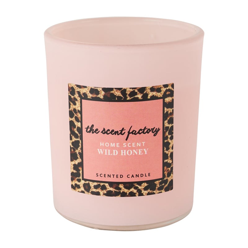 Home scent kaars in glas - Wild Honey - ⌀6x7.5 cm