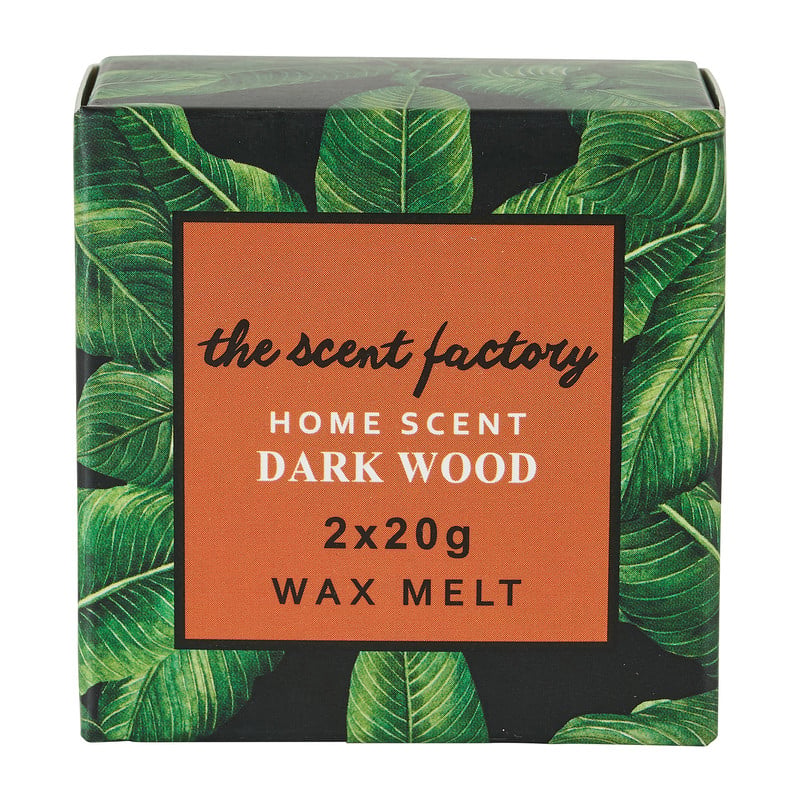 Home scent waxmelts - Dark Wood - 2x20 g