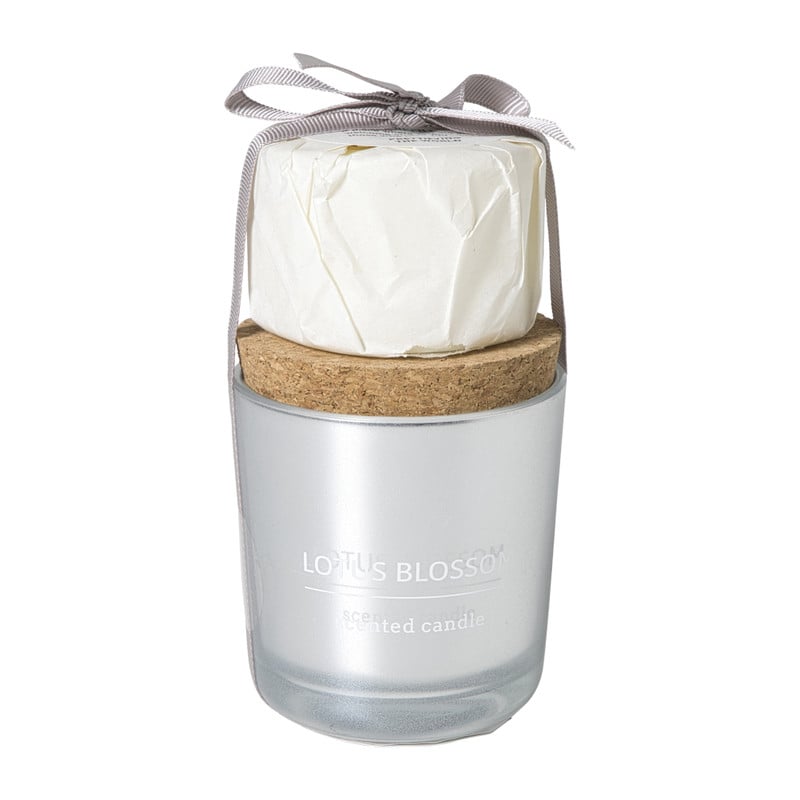 Geurkaars met refill - lotus
