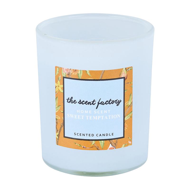 Home Scent kaars in glas - Sweet Temptation - ø6x7.5 cm