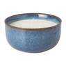 Geurkaars white linen & sea salt - blauw - ø13.2x6.8 cm