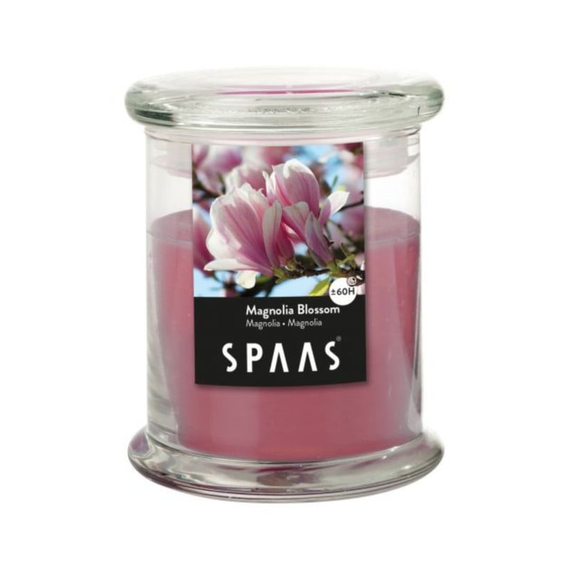 Kaars in glas magnolia blossom - ø9x11 cm