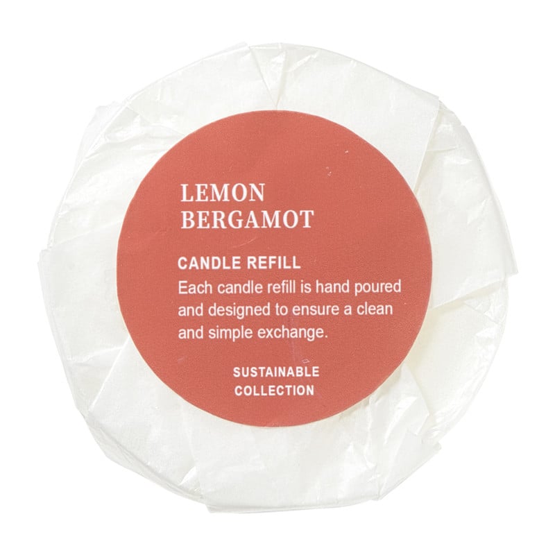 Navulling geurkaars - lemon bergamot - 350 gram