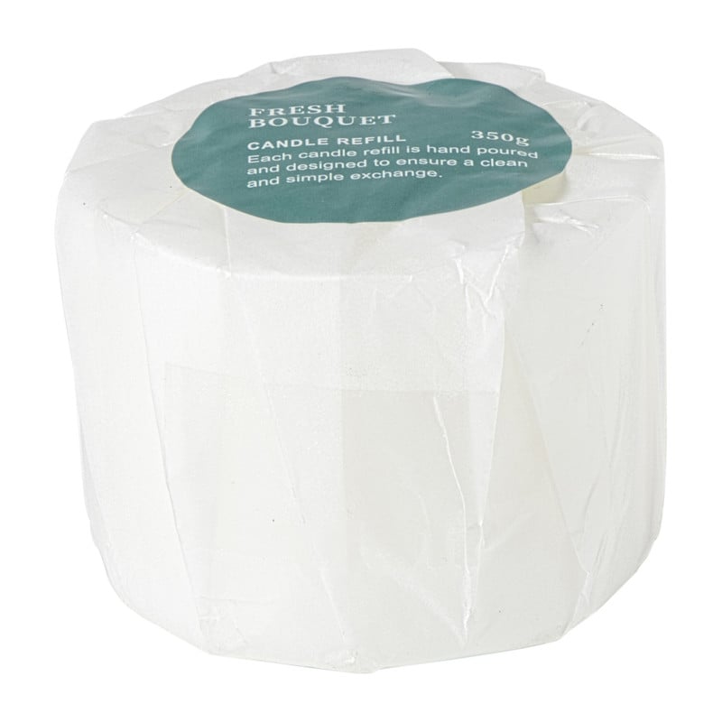 Navulling geurkaars - fresh bouquet - 350 gram