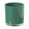 Waxinelichthouder - groen - ø10x10 cm