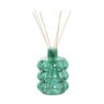 Vaas voor geurstokjes bubbels - groen - ø8.5x11.5 cm