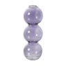 Vaas voor geurstokjes bollen - paars - ø6.5x16.5 cm