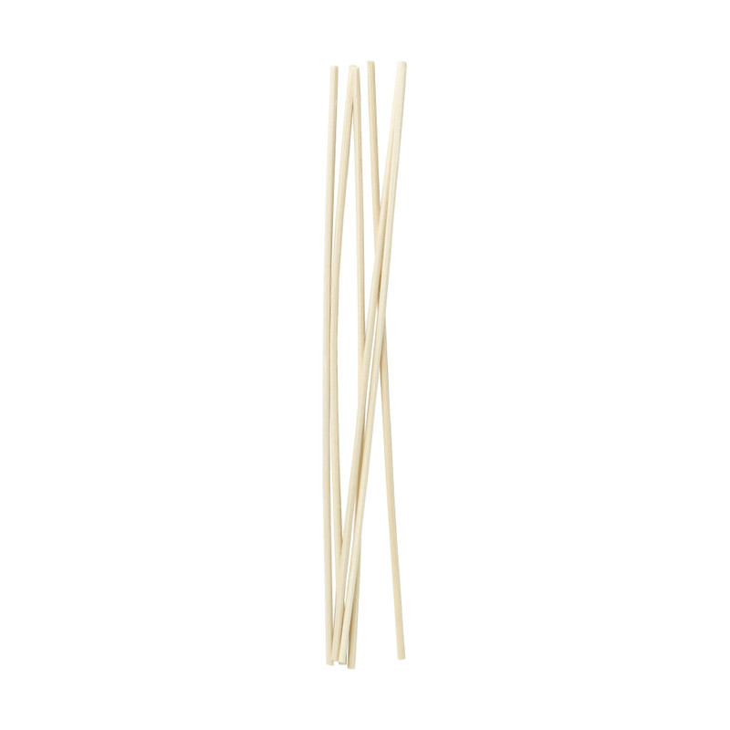 Geurstokjes rattan - bruin - set van 6