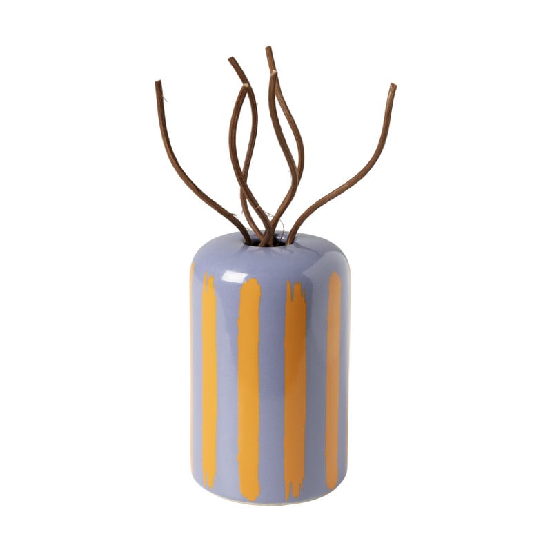 Geurstokjes swirl - bruin - set van 6