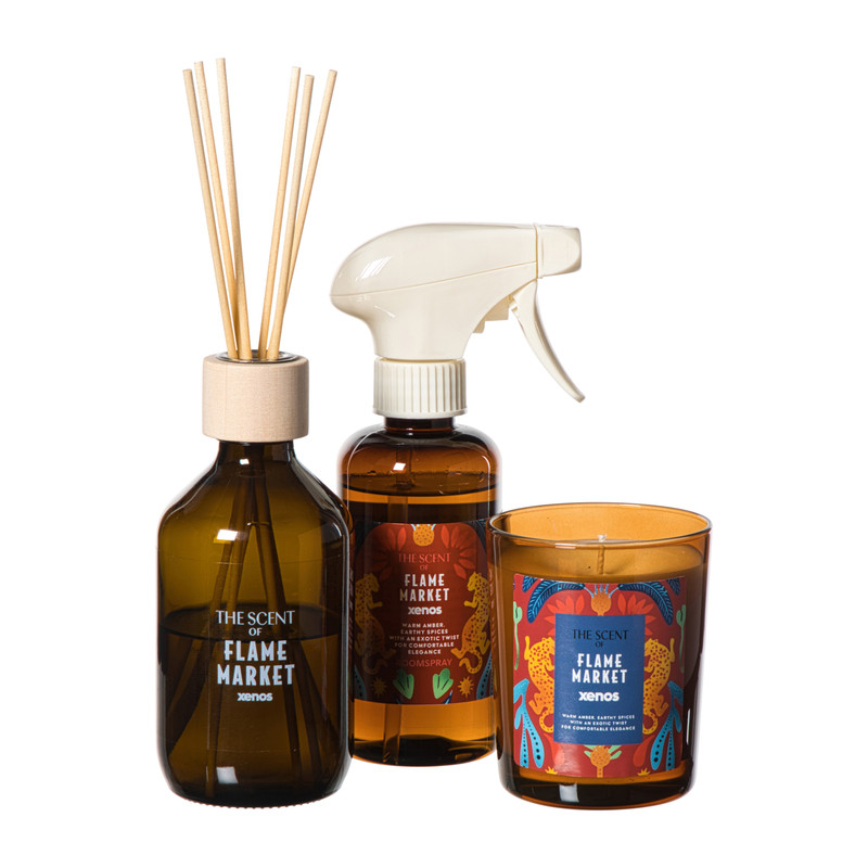 Geurstokjes Flame Market - 150 ml