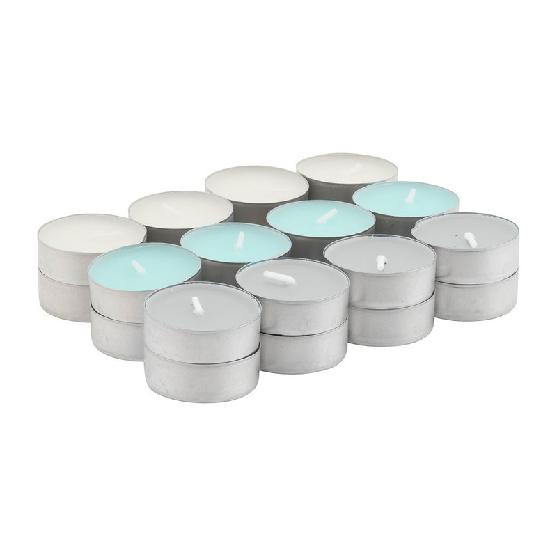 Spaas theelichten - Cotton Blossom - 24 stuks - 4,5 branduren