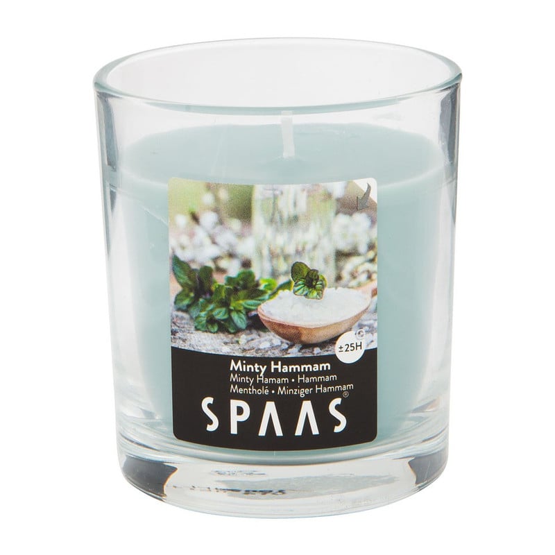 Spaas geurkaars in glas - Minty Hammam