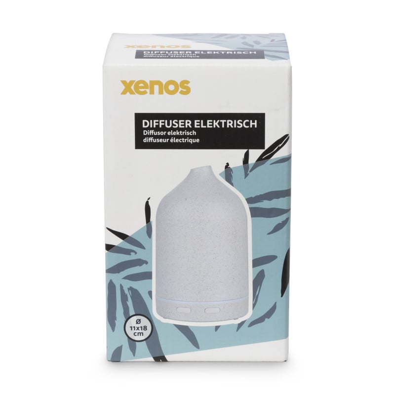 Diffuser elektrisch - wit - ø11x18 cm