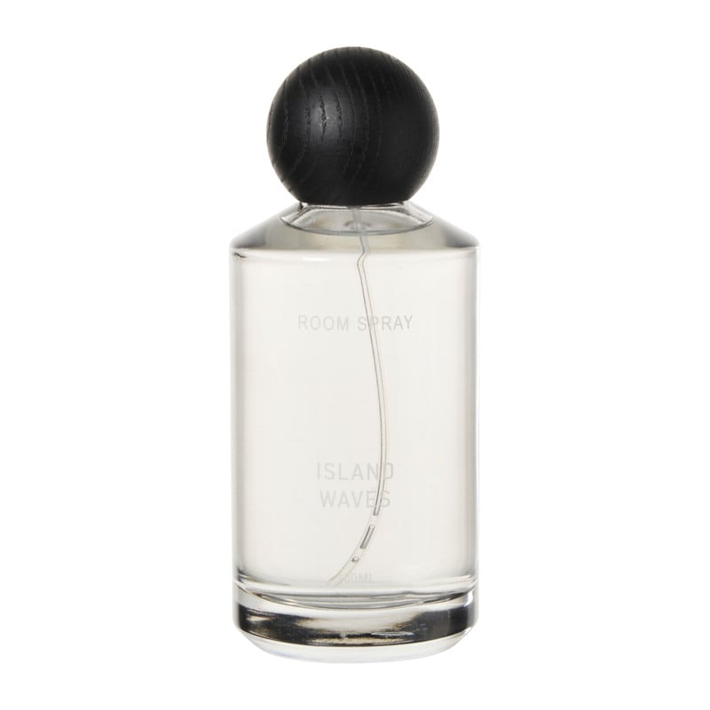 Roomspray island waves - grijs - 100 ml