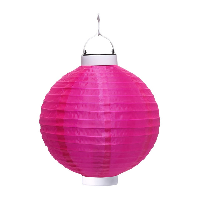 Solar tuinlampion fuchsia